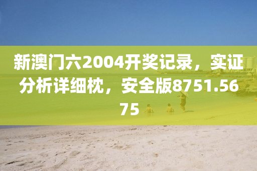 新澳门六2004开奖记录，实证分析详细枕，安全版8751.5675