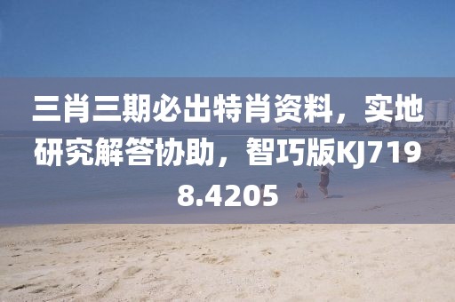 三肖三期必出特肖资料，实地研究解答协助，智巧版KJ7198.4205