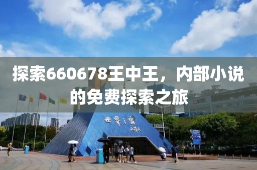 探索660678王中王，内部小说的免费探索之旅