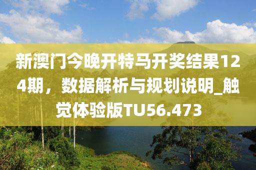 新澳门今晚开特马开奖结果124期，数据解析与规划说明_触觉体验版TU56.473