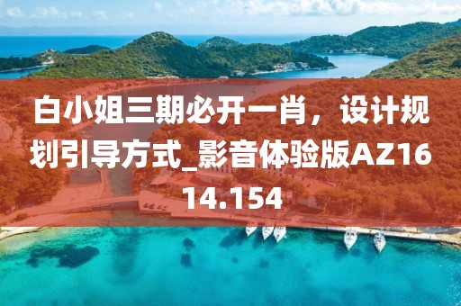 白小姐三期必开一肖，设计规划引导方式_影音体验版AZ1614.154
