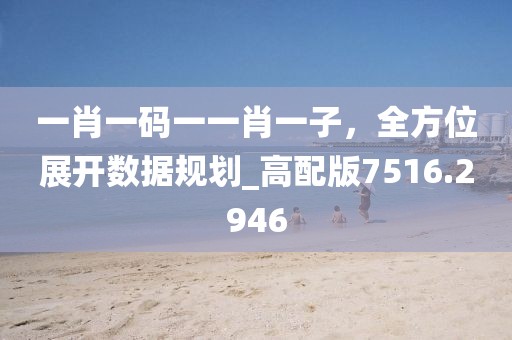 一肖一码一一肖一子，全方位展开数据规划_高配版7516.2946