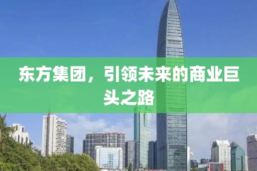 东方集团，引领未来的商业巨头之路