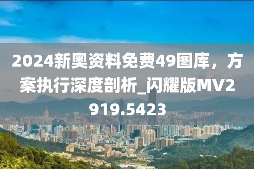 2024新奥资料免费49图库，方案执行深度剖析_闪耀版MV2919.5423