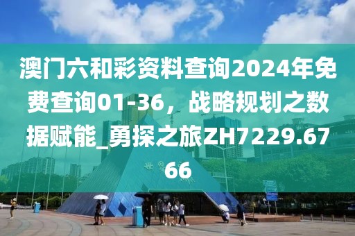 澳门六和彩资料查询2024年免费查询01-36，战略规划之数据赋能_勇探之旅ZH7229.6766