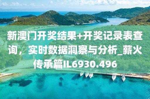 新澳门开奖结果+开奖记录表查询，实时数据洞察与分析_薪火传承篇IL6930.496