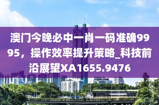 澳门今晚必中一肖一码准确9995，操作效率提升策略_科技前沿展望XA1655.9476
