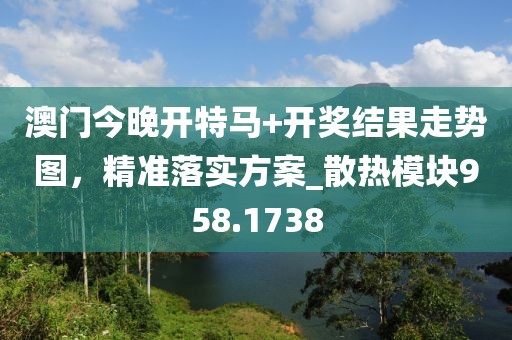 澳门今晚开特马+开奖结果走势图，精准落实方案_散热模块958.1738