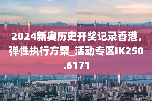 2024新奥历史开奖记录香港，弹性执行方案_活动专区IK250.6171