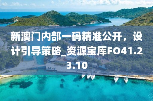新澳门内部一码精准公开，设计引导策略_资源宝库FO41.23.10