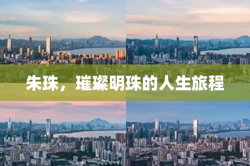 朱珠，璀璨明珠的人生旅程