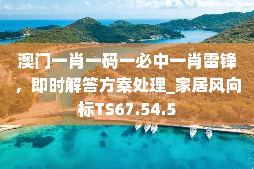 澳门一肖一码一必中一肖雷锋，即时解答方案处理_家居风向标TS67.54.5