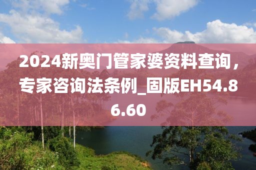 2024新奥门管家婆资料查询，专家咨询法条例_固版EH54.86.60