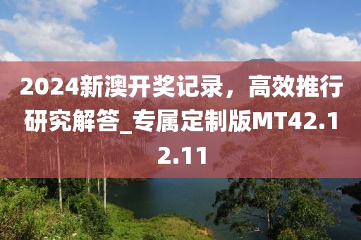 2024新澳开奖记录，高效推行研究解答_专属定制版MT42.12.11