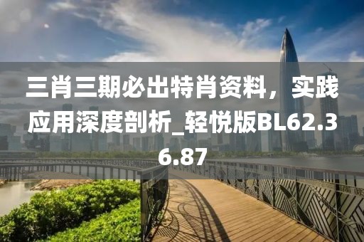 三肖三期必出特肖资料，实践应用深度剖析_轻悦版BL62.36.87