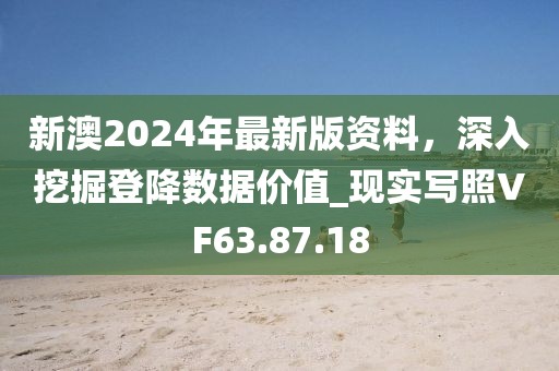 新澳2024年最新版资料，深入挖掘登降数据价值_现实写照VF63.87.18