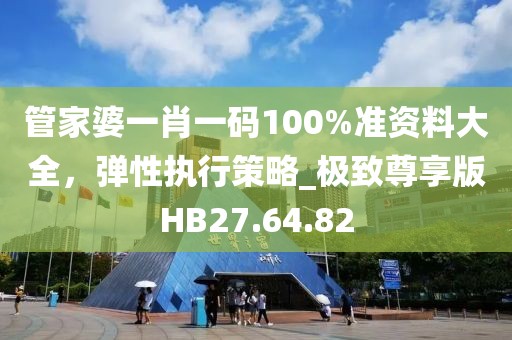 管家婆一肖一码100%准资料大全，弹性执行策略_极致尊享版HB27.64.82