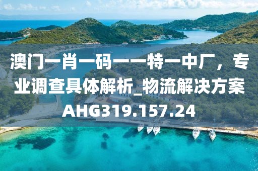 澳门一肖一码一一特一中厂，专业调查具体解析_物流解决方案AHG319.157.24