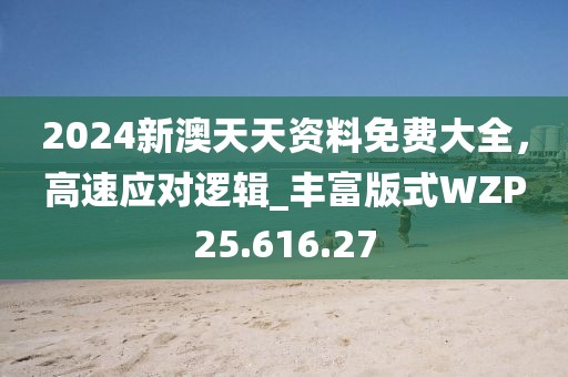 2024新澳天天资料免费大全，高速应对逻辑_丰富版式WZP25.616.27