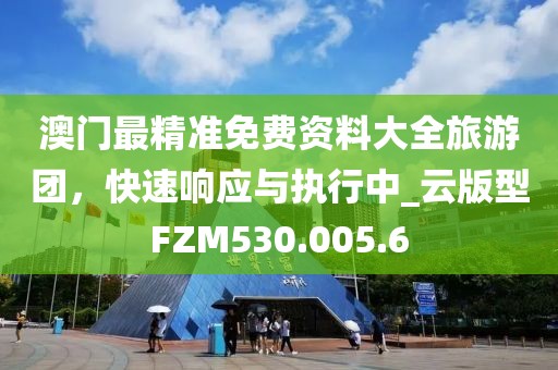 澳门最精准免费资料大全旅游团，快速响应与执行中_云版型FZM530.005.6