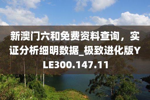 新澳门六和免费资料查询，实证分析细明数据_极致进化版YLE300.147.11