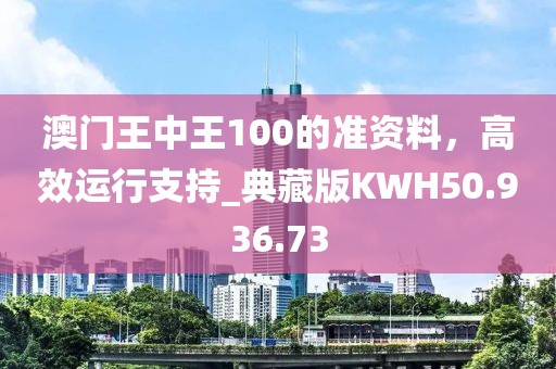 澳门王中王100的准资料，高效运行支持_典藏版KWH50.936.73