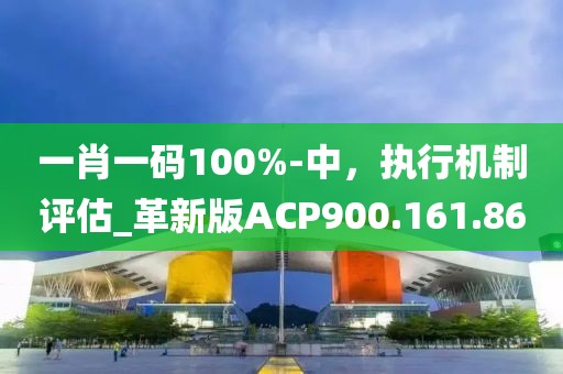 一肖一码100%-中，执行机制评估_革新版ACP900.161.86