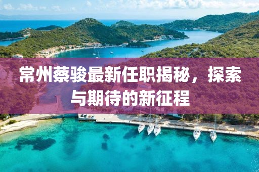 常州蔡骏最新任职揭秘，探索与期待的新征程