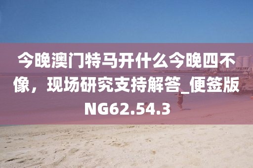 今晚澳门特马开什么今晚四不像，现场研究支持解答_便签版NG62.54.3