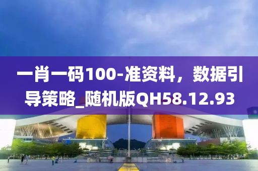 一肖一码100-准资料，数据引导策略_随机版QH58.12.93