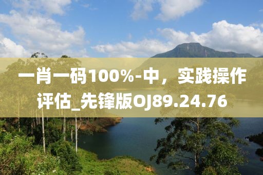 一肖一码100%-中，实践操作评估_先锋版OJ89.24.76
