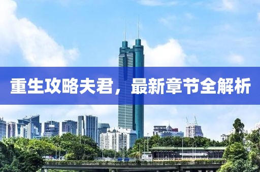 重生攻略夫君，最新章节全解析