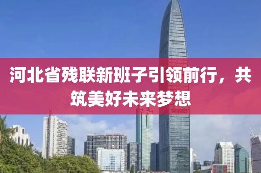 河北省残联新班子引领前行，共筑美好未来梦想
