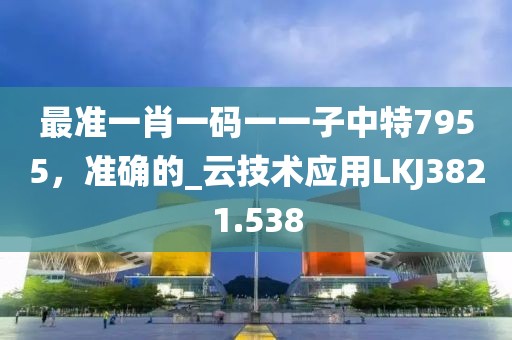 最准一肖一码一一子中特7955，准确的_云技术应用LKJ3821.538
