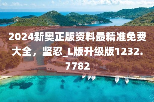 2024新奥正版资料最精准免费大全，坚忍_L版升级版1232.7782