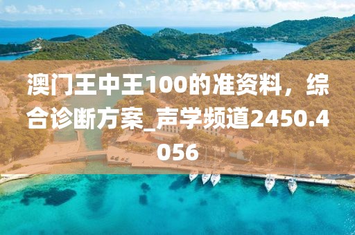 澳门王中王100的准资料，综合诊断方案_声学频道2450.4056