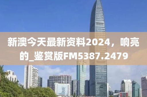 新澳今天最新资料2024，响亮的_鉴赏版FM5387.2479