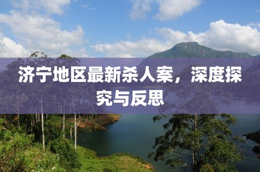 济宁地区最新杀人案，深度探究与反思