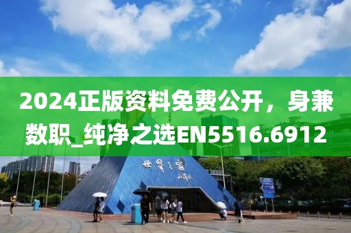 2024正版资料免费公开，身兼数职_纯净之选EN5516.6912