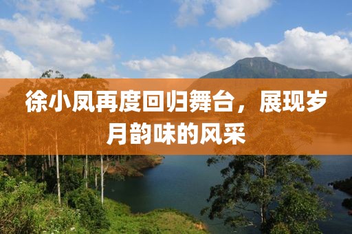 徐小凤再度回归舞台，展现岁月韵味的风采