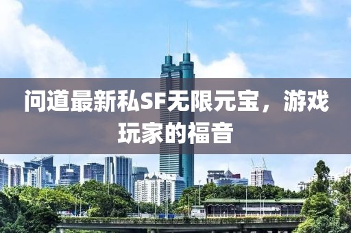 问道最新私SF无限元宝，游戏玩家的福音