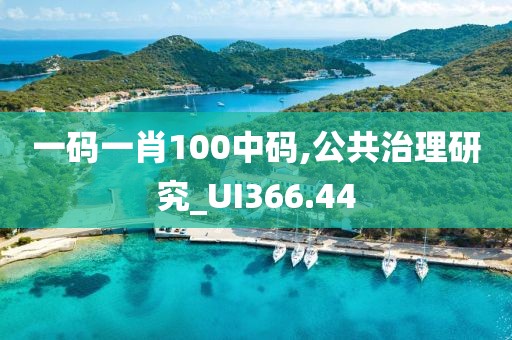 一码一肖100中码,公共治理研究_UI366.44