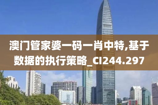澳门管家婆一码一肖中特,基于数据的执行策略_CI244.297