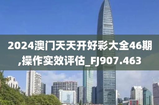 2024澳门天天开好彩大全46期,操作实效评估_FJ907.463