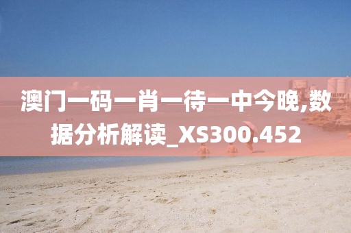 澳门一码一肖一待一中今晚,数据分析解读_XS300.452