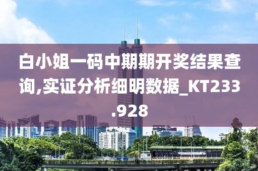 白小姐一码中期期开奖结果查询,实证分析细明数据_KT233.928