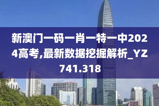 新澳门一码一肖一特一中2024高考,最新数据挖掘解析_YZ741.318