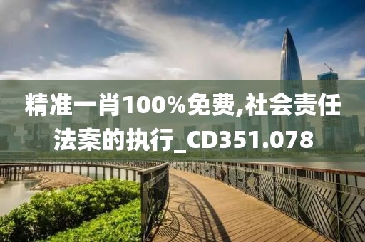 精准一肖100%免费,社会责任法案的执行_CD351.078