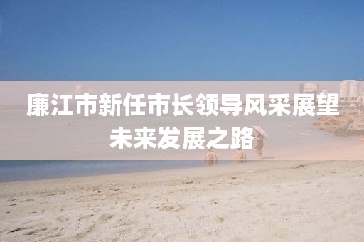 廉江市新任市长领导风采展望未来发展之路