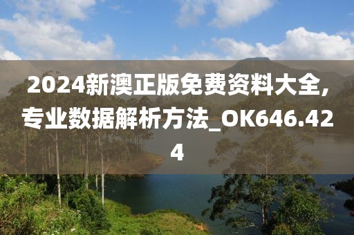 2024新澳正版免费资料大全,专业数据解析方法_OK646.424